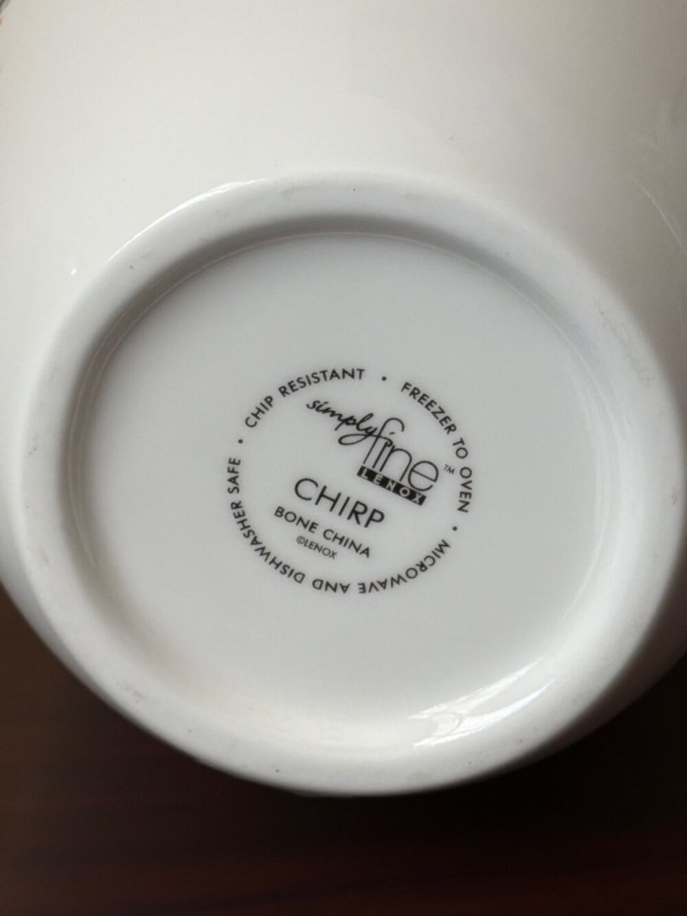 Lenox Chirp Pitcher Carafe with Lid 8.5" H Pre-owned w/no Box - Picture 5 of 13